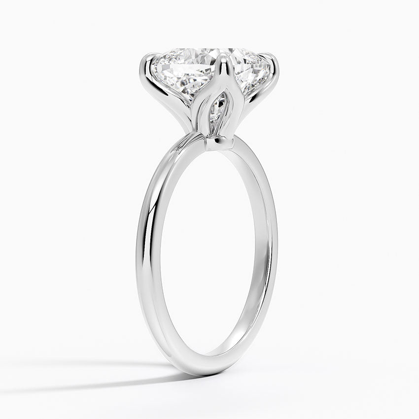 4.00 Karat F-VS Chusion Tektaş Laboratuvar Pırlanta Yüzük 18K - Bold Diamonds