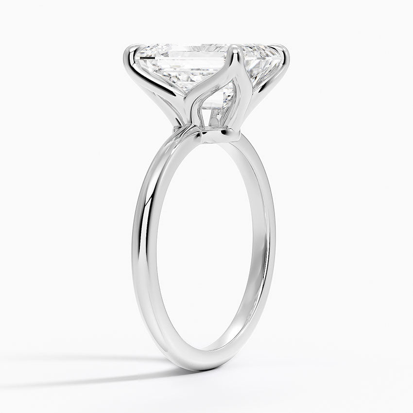 4.00 Karat F-VS Emerald Tektaş Laboratuvar Pırlanta Yüzük 18K - Bold Diamonds