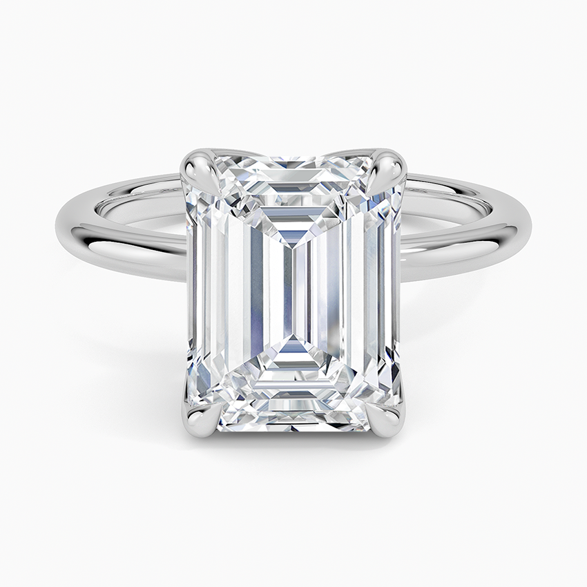 4.00 Karat F-VS Emerald Tektaş Laboratuvar Pırlanta Yüzük 18K - Bold Diamonds