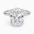 4.00 Karat F-VS Oval Tektaş Laboratuvar Pırlanta Yüzük 18K - Bold Diamonds