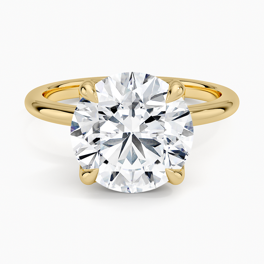 4.00 Karat F-VS Tektaş Laboratuvar Pırlanta Yüzük 18K - Bold Diamonds