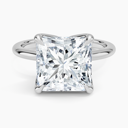 5.00 Karat F-VS Prenses Tektaş Laboratuvar Pırlanta Yüzük 18K - Bold Diamonds