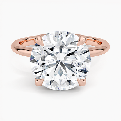 5.00 Karat F-VS Tektaş Laboratuvar Pırlanta Yüzük 18K - Bold Diamonds
