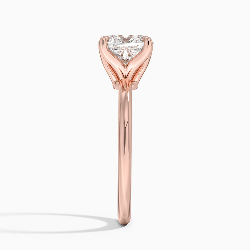 5.00 Karat F-VS Chusion Tektaş Laboratuvar Pırlanta Yüzük 18K - Bold Diamonds