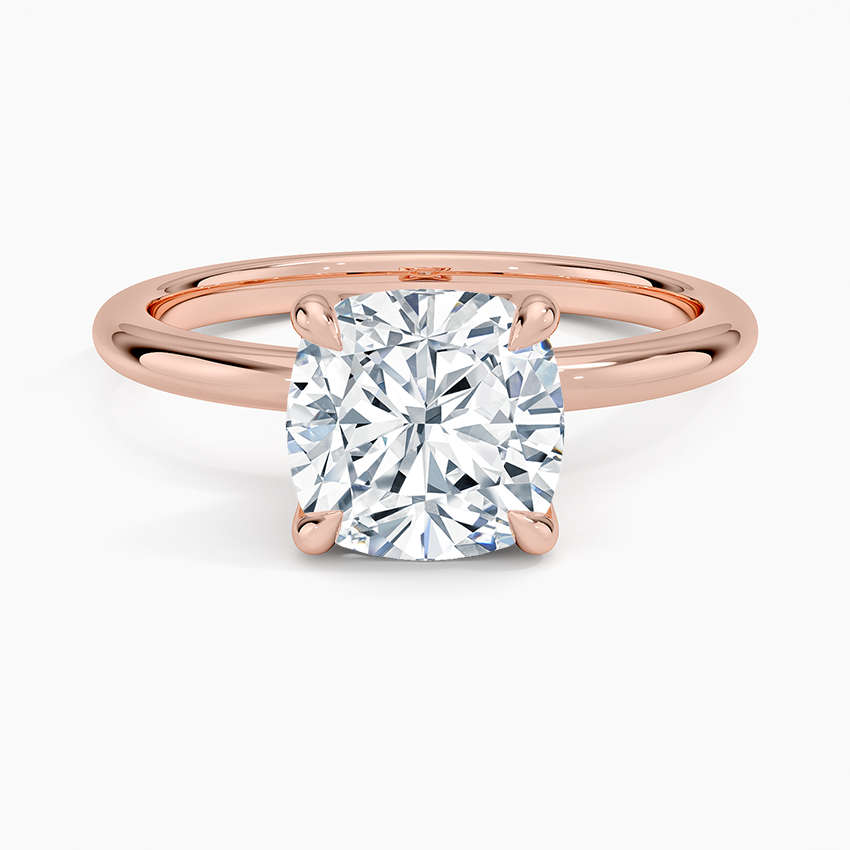5.00 Karat F-VS Chusion Tektaş Laboratuvar Pırlanta Yüzük 18K - Bold Diamonds