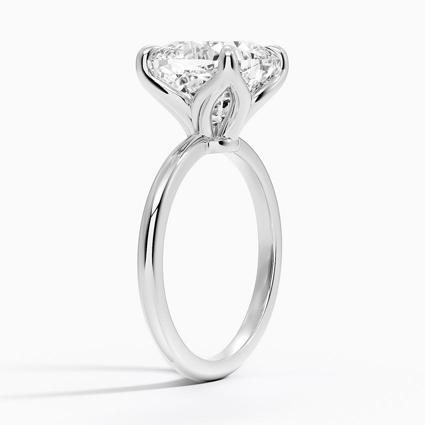5.00 Karat F-VS Chusion Tektaş Laboratuvar Pırlanta Yüzük 18K - Bold Diamonds