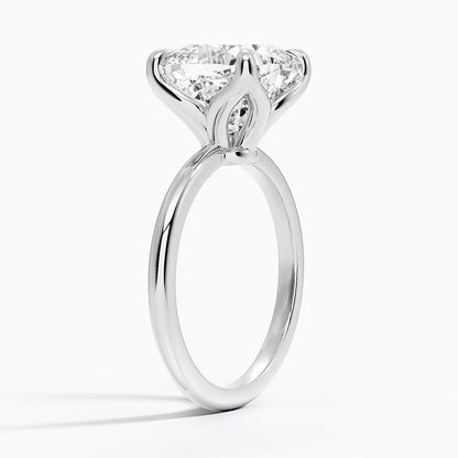 5.00 Karat F-VS Chusion Tektaş Laboratuvar Pırlanta Yüzük 18K - Bold Diamonds