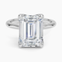 5.00 Karat F-VS  Emerald  Tektaş Laboratuvar Pırlanta Yüzük 18K - Bold Diamonds