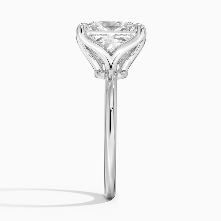 5.00 Karat F-VS Prenses Tektaş Laboratuvar Pırlanta Yüzük 18K - Bold Diamonds