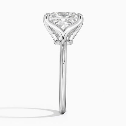 5.00 Karat F-VS Prenses Tektaş Laboratuvar Pırlanta Yüzük 18K - Bold Diamonds