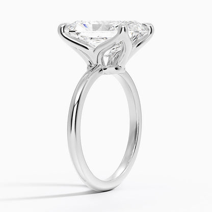 5.00 Karat F-VS Radiant Tektaş Laboratuvar Pırlanta Yüzük 18K - Bold Diamonds