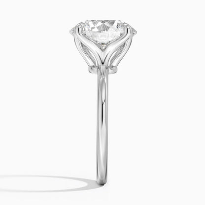5.00 Karat F-VS Tektaş Laboratuvar Pırlanta Yüzük 18K - Bold Diamonds
