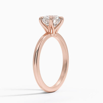 Altı Tırnak 1.50 Karat F-VS Tektaş Laboratuvar Pırlanta Yüzük 18K - Bold Diamonds