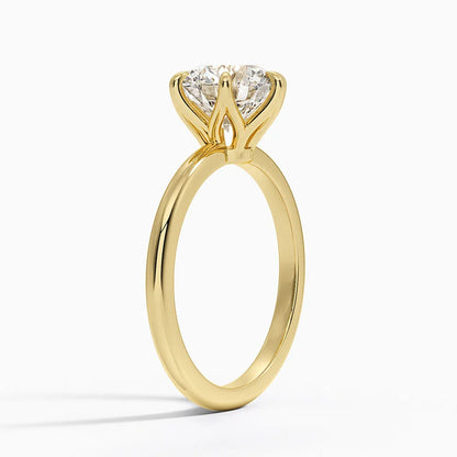 Altı Tırnak 2.00 Karat F-VS Tektaş Laboratuvar Pırlanta Yüzük 18K - Bold Diamonds