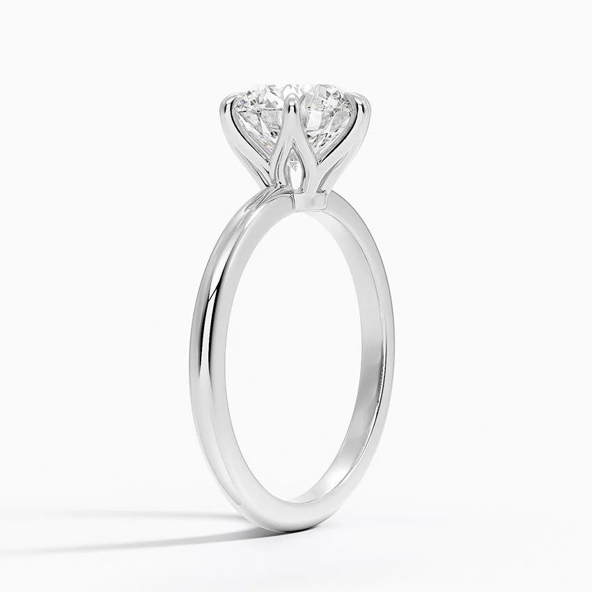 Altı Tırnak 2.00 Karat F-VS Tektaş Laboratuvar Pırlanta Yüzük 18K - Bold Diamonds