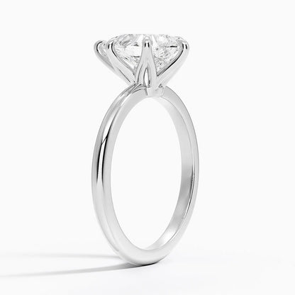 Altı Tırnak 2.00 Karat F-VS Damla Tektaş Laboratuvar Pırlanta Yüzük 18K - Bold Diamonds