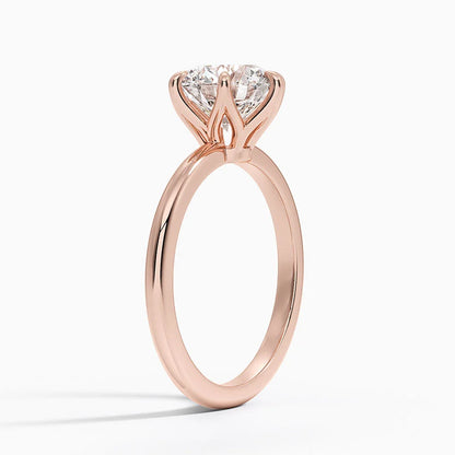 Altı Tırnak 2.00 Karat F-VS Tektaş Laboratuvar Pırlanta Yüzük 18K - Bold Diamonds