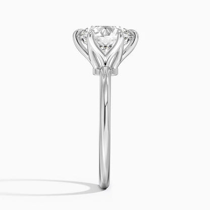 Altı Tırnak 3.00 Karat F-VS Tektaş Laboratuvar Pırlanta Yüzük 18K - Bold Diamonds