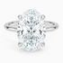 6.00 Karat D-VS Oval Tektaş Laboratuvar Pırlanta Yüzük - Bold Diamonds