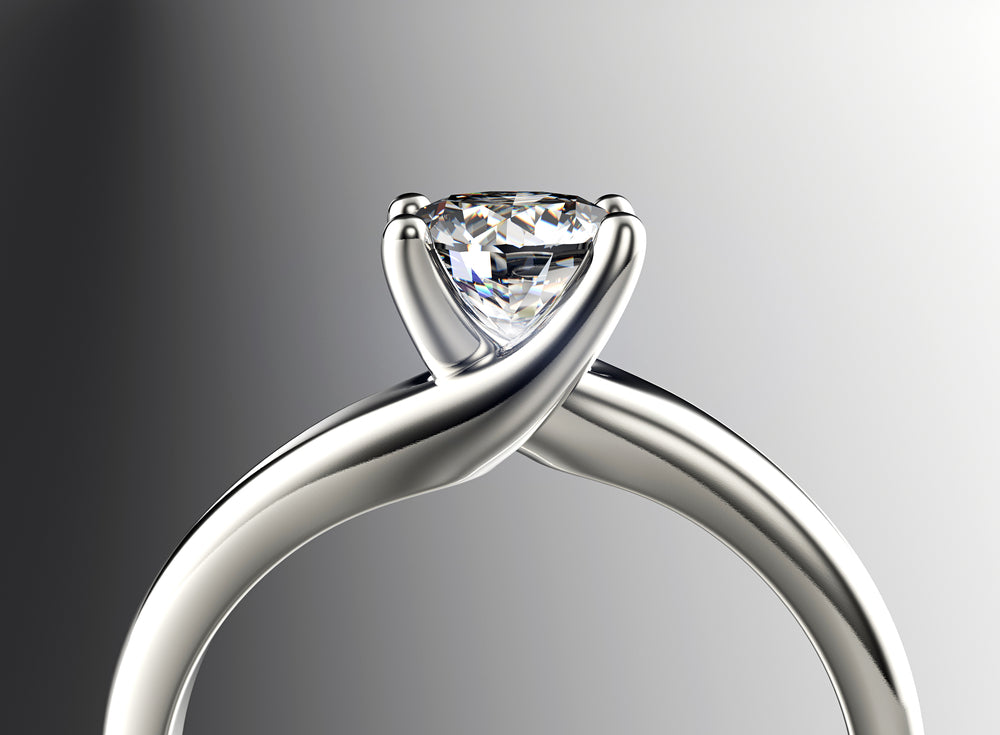 Laboratuvar pırlantası tektaş evlilik teklifi yüzüğü - Bold Diamonds